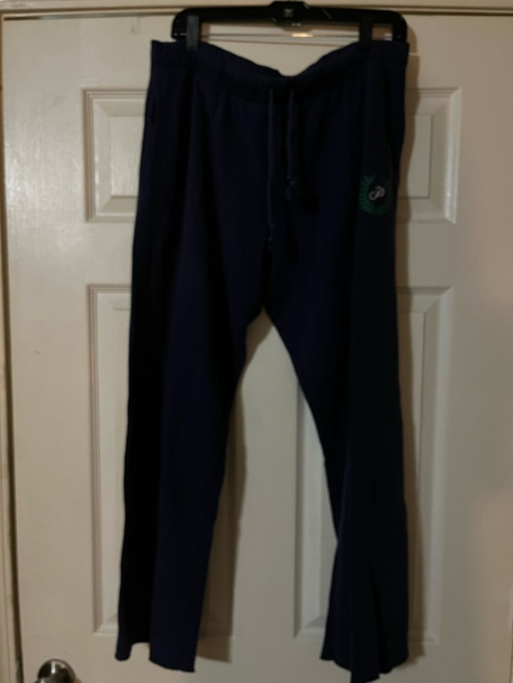 Victoria’s Secret PINK Navy Sweatpants with Rainbow Side Logo